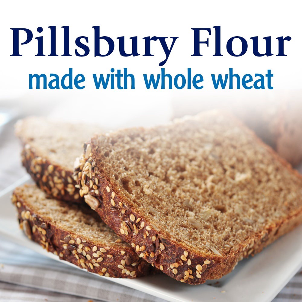 slide 2 of 6, Pillsbury Whole Wheat Flour, 5 Lb Bag, 5 lb