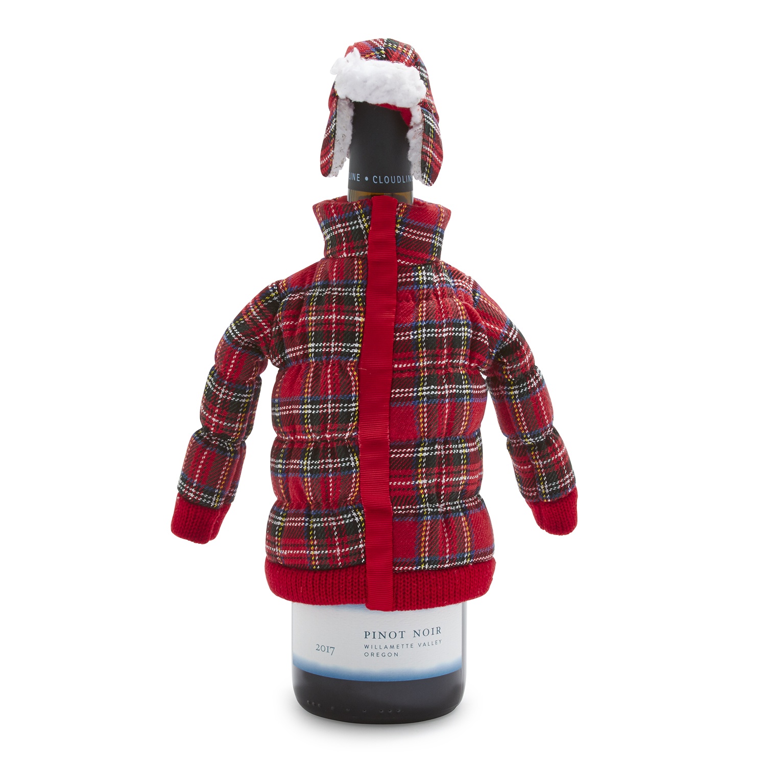 slide 1 of 1, Sur La Table Plaid Bottle Coat, 1 ct