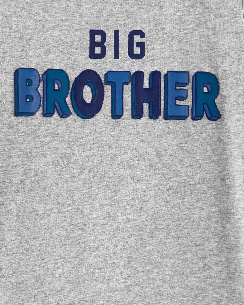 slide 2 of 2, Carter's Carters Kid Big Brother Jersey Heather 6, 1 ct