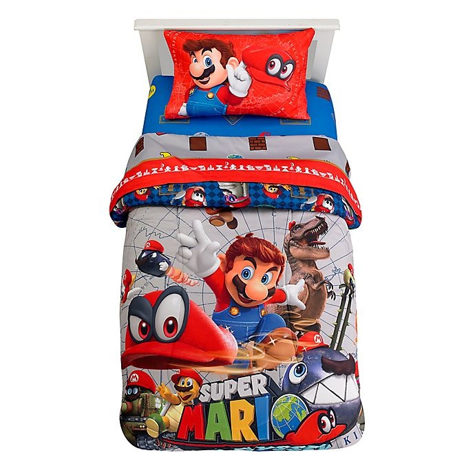 slide 2 of 2, Super Mario Caps Off Full Sheet Set, 1 ct