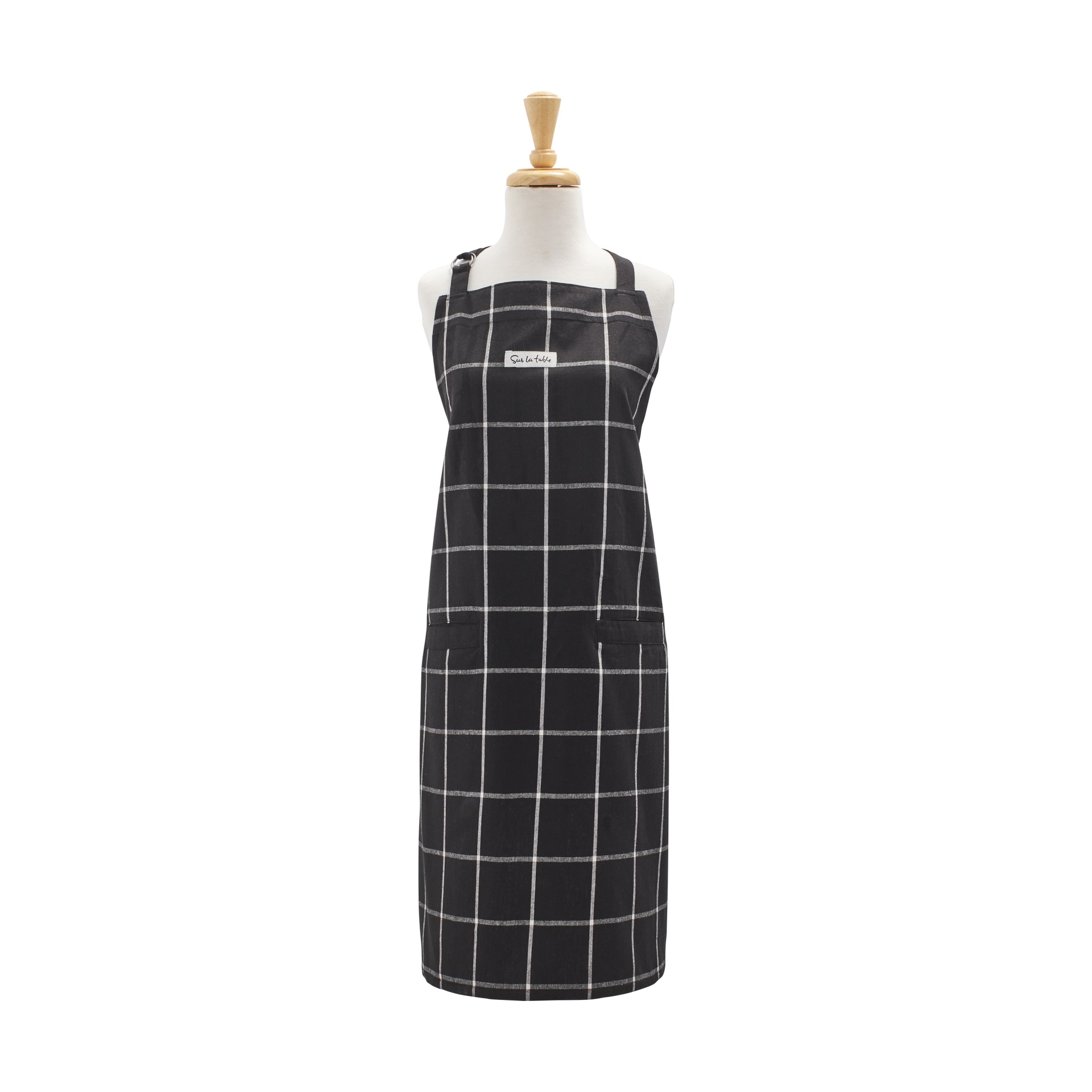 slide 1 of 1, Sur La Table Windowpane Apron, 1 ct