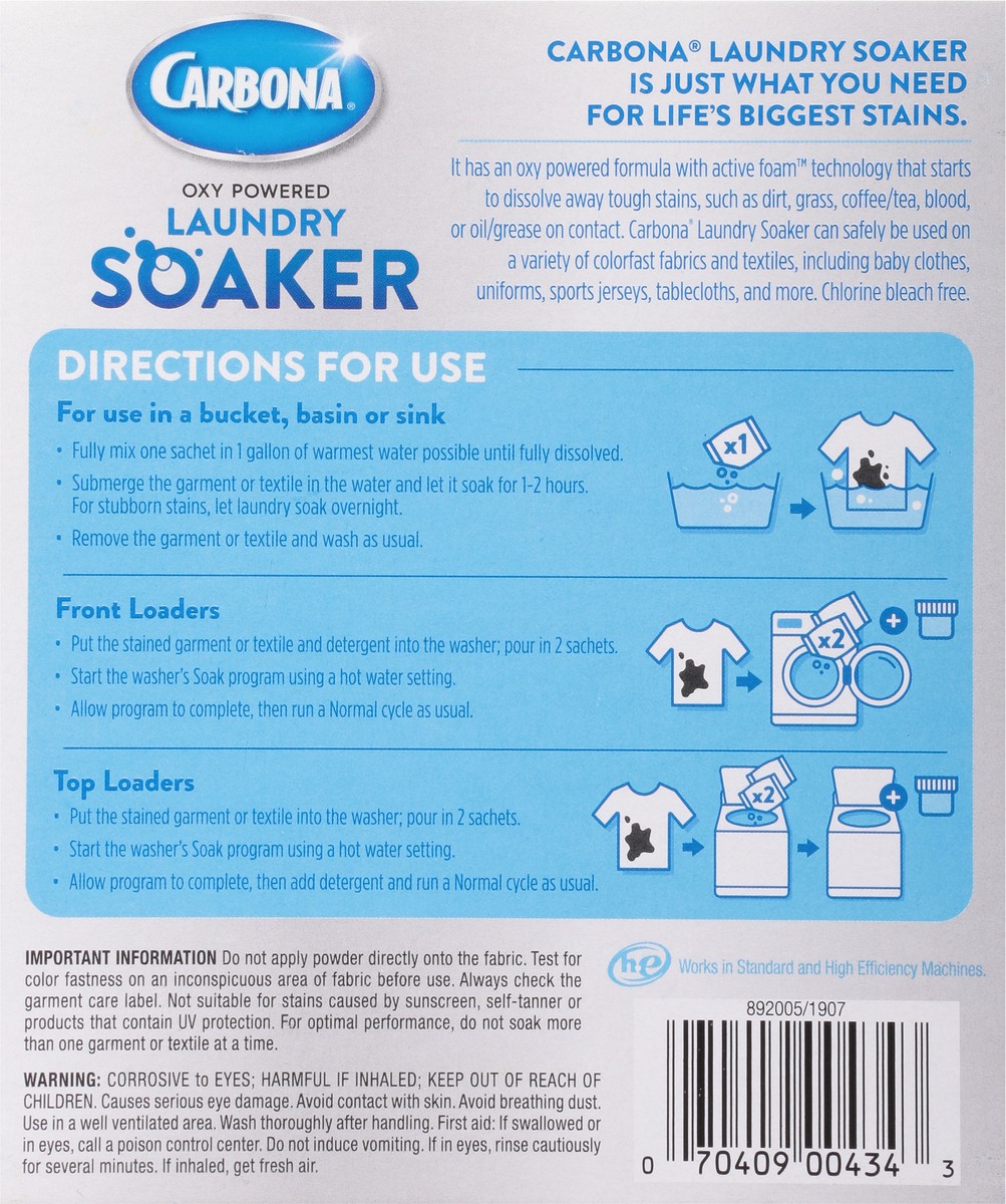 slide 2 of 9, Carbona Laundry Soaker, 3 ct