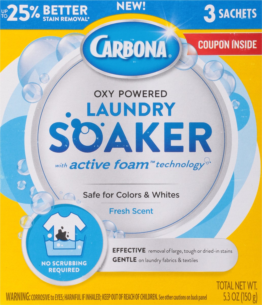 slide 3 of 9, Carbona Laundry Soaker, 3 ct