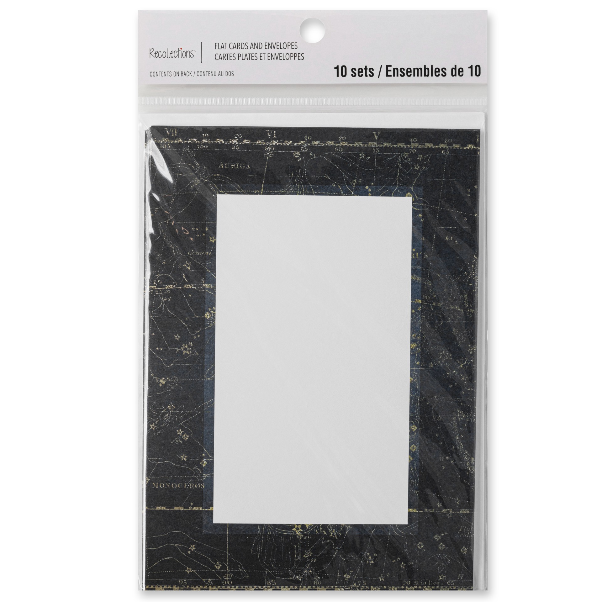 slide 3 of 5, Celestial Flat Cards & Envelopes By Recollections, 5" X 7", 5 in x 7 in