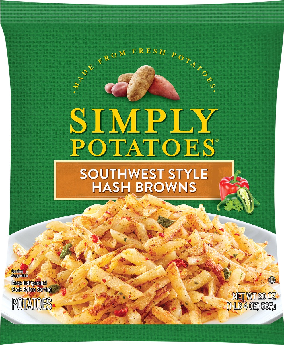 slide 9 of 12, Simply Potatoes Southwest Style Hash Browns 20 oz Bag, 20 oz