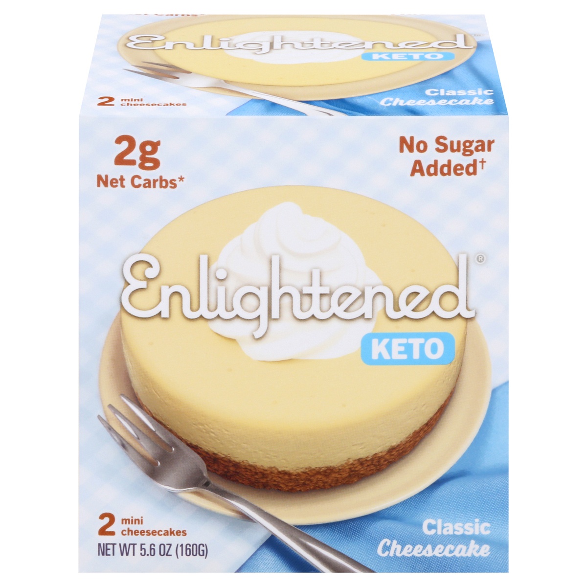 slide 1 of 1, Enlightened Keto Cheesecake, 2 gram