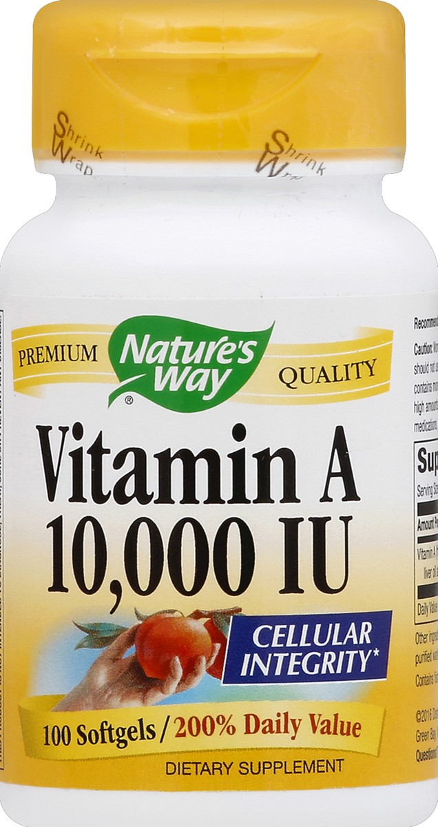 slide 1 of 3, Nature's Way Vitamin A 100 ea, 100 ct