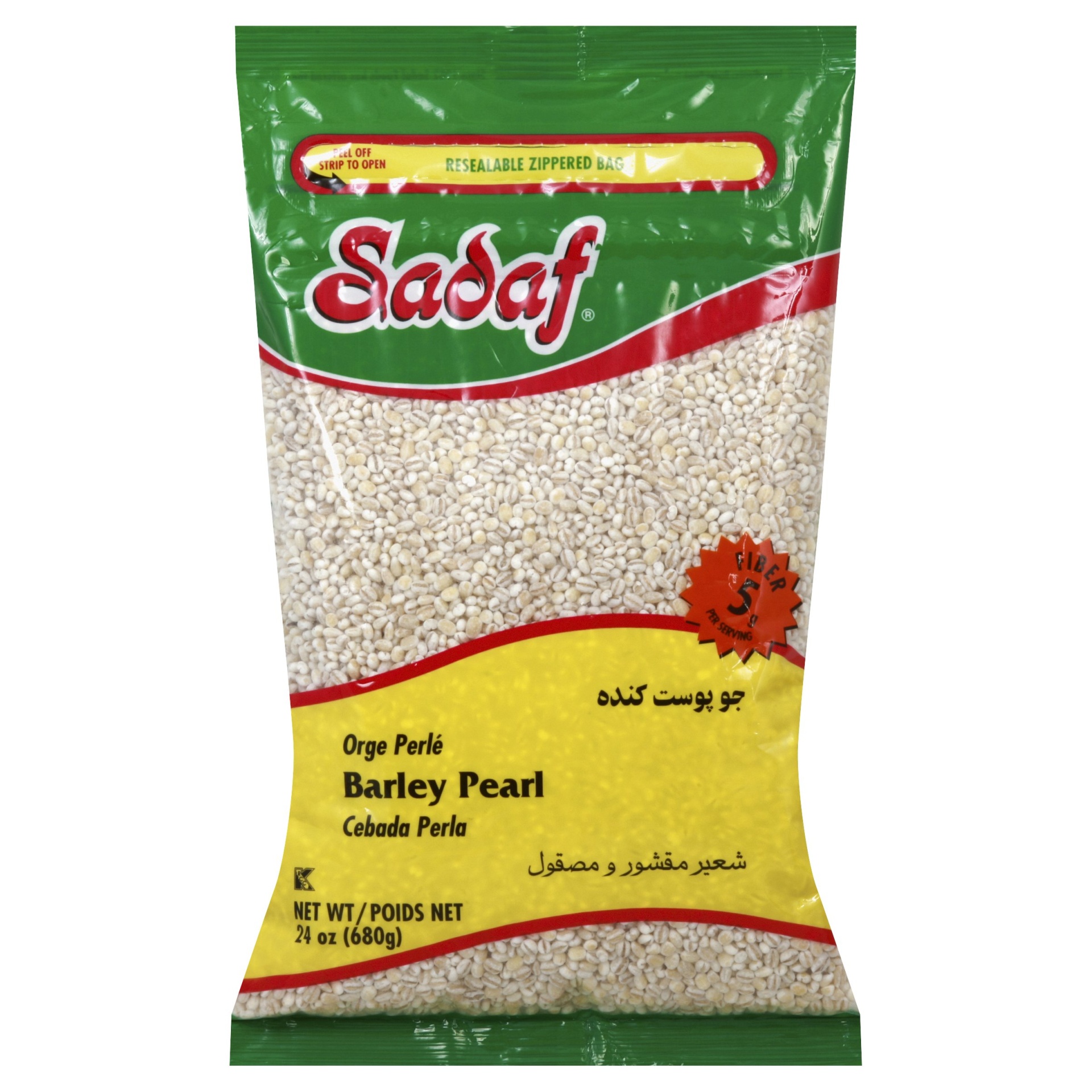 slide 1 of 5, Sadaf Barley Pearl 24 oz, 24 oz
