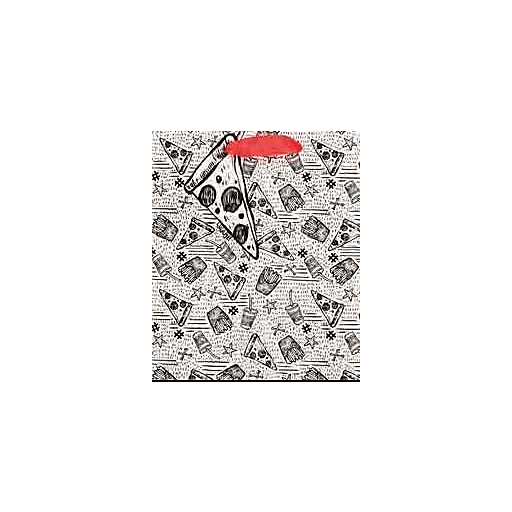 slide 1 of 1, The Gift Wrap Company BOTTLE BAG MED TOTE FOODIE FUN, 1 ct