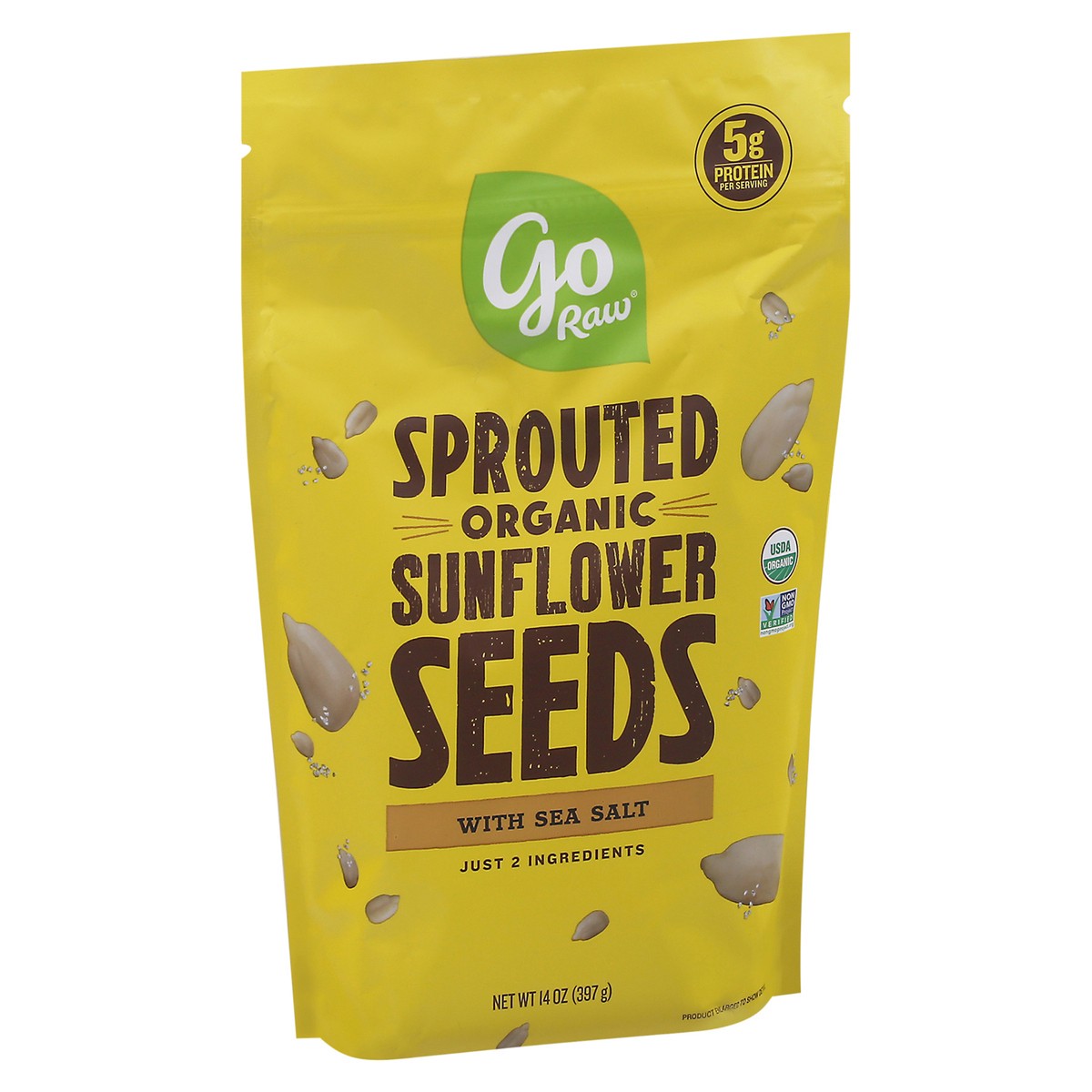 slide 4 of 13, Go Raw Sprouted Sunflower Seeds with Sea Salt 14 oz, 14 oz