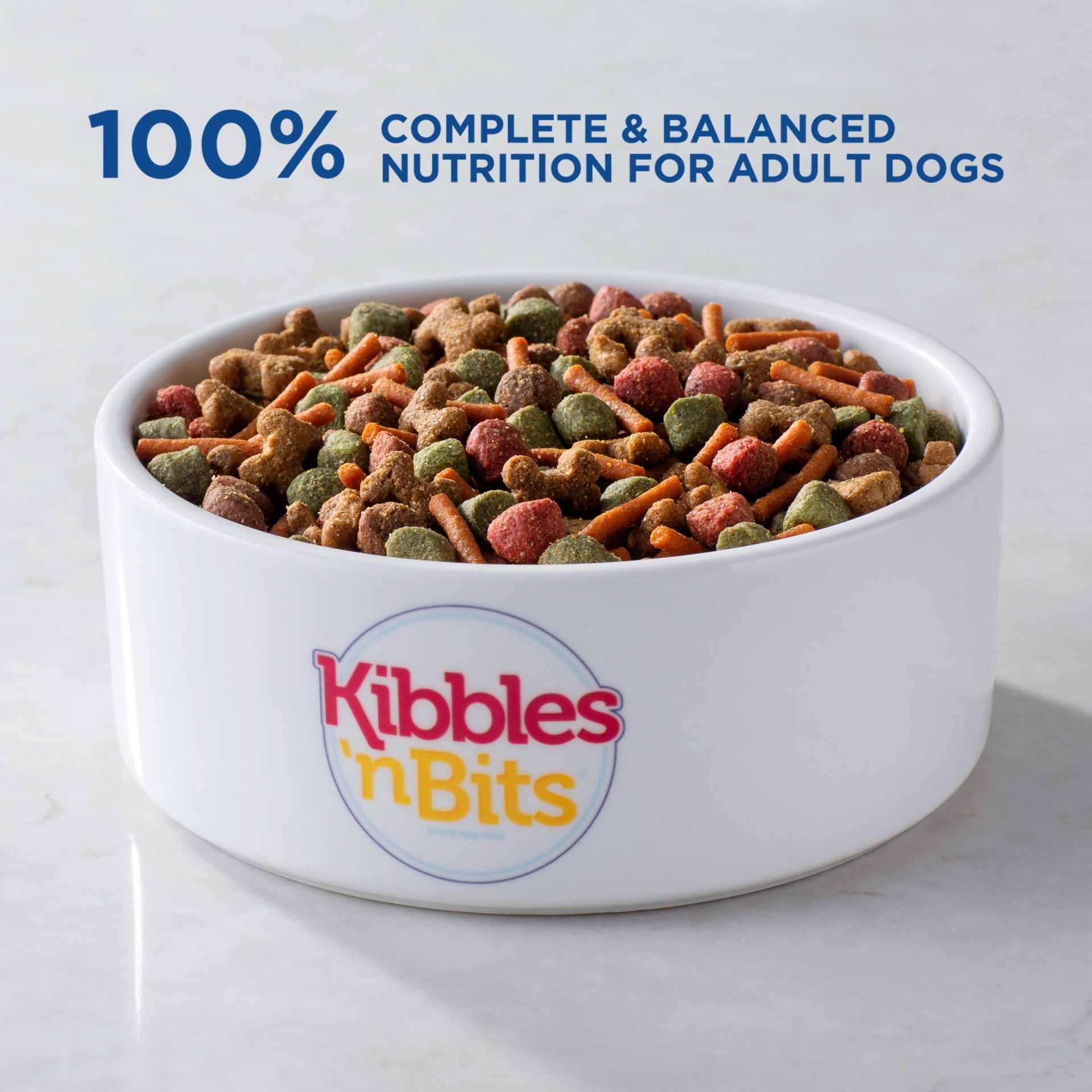 slide 3 of 4, Kibbles 'n Bits Original Savory Beef & Chicken Flavors Dry Dog Food, 17.6-Pound Bag, 17.6 lb