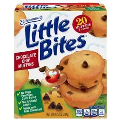 Entenmann's Little Bites Chocolate Chip Mini Muffins, 5 pouches, 8.25 oz