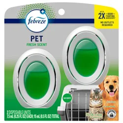 Febreze Bathroom Air Freshener, Odor-Fighting, Heavy Duty Pet Scent, 2 Count