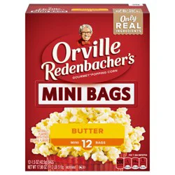 Orville Redenbacher's Microwave Popcorn, Butter Flavor, 1.5 oz., 12-Count