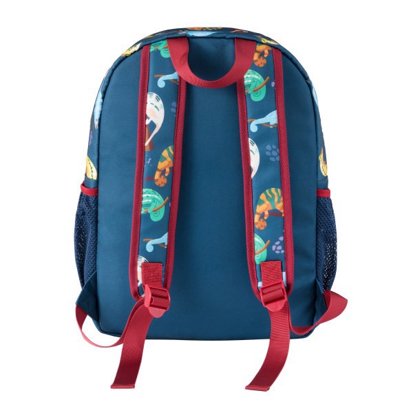 slide 3 of 9, Office Depot School Backpack And Lunch Box Set, Blue Iguana, 1 ct