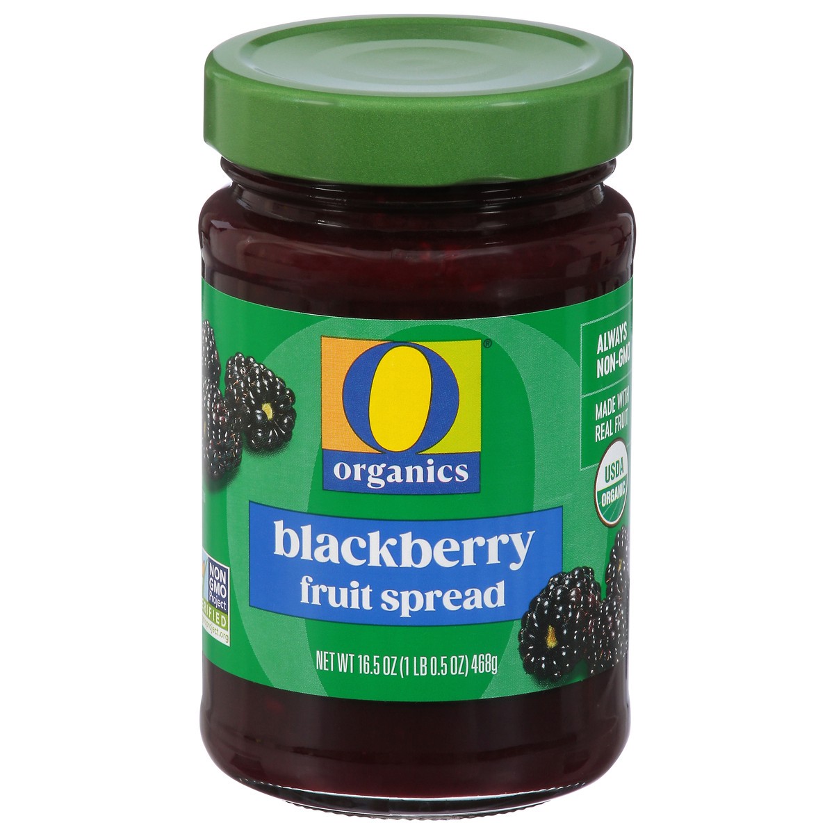 slide 2 of 4, O Organics Blackberry Fruit Spread - 16.5 Oz, 16.5 oz
