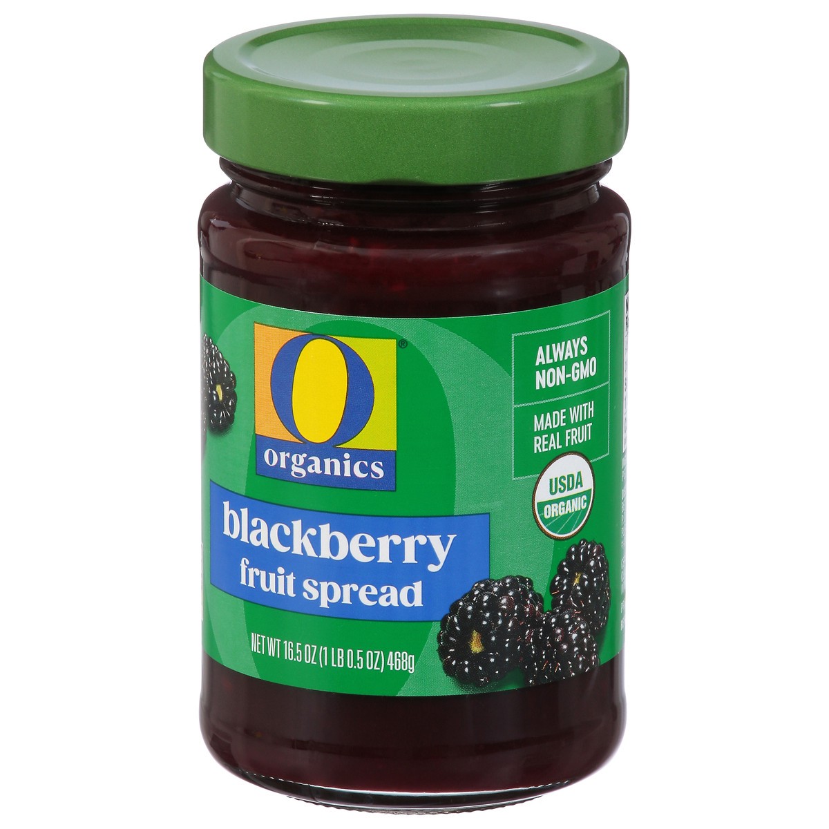 slide 3 of 4, O Organics Blackberry Fruit Spread - 16.5 Oz, 16.5 oz