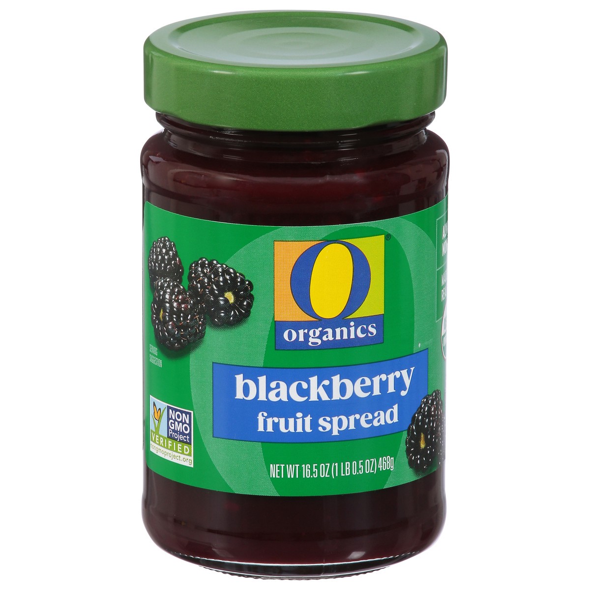 slide 4 of 4, O Organics Blackberry Fruit Spread - 16.5 Oz, 16.5 oz