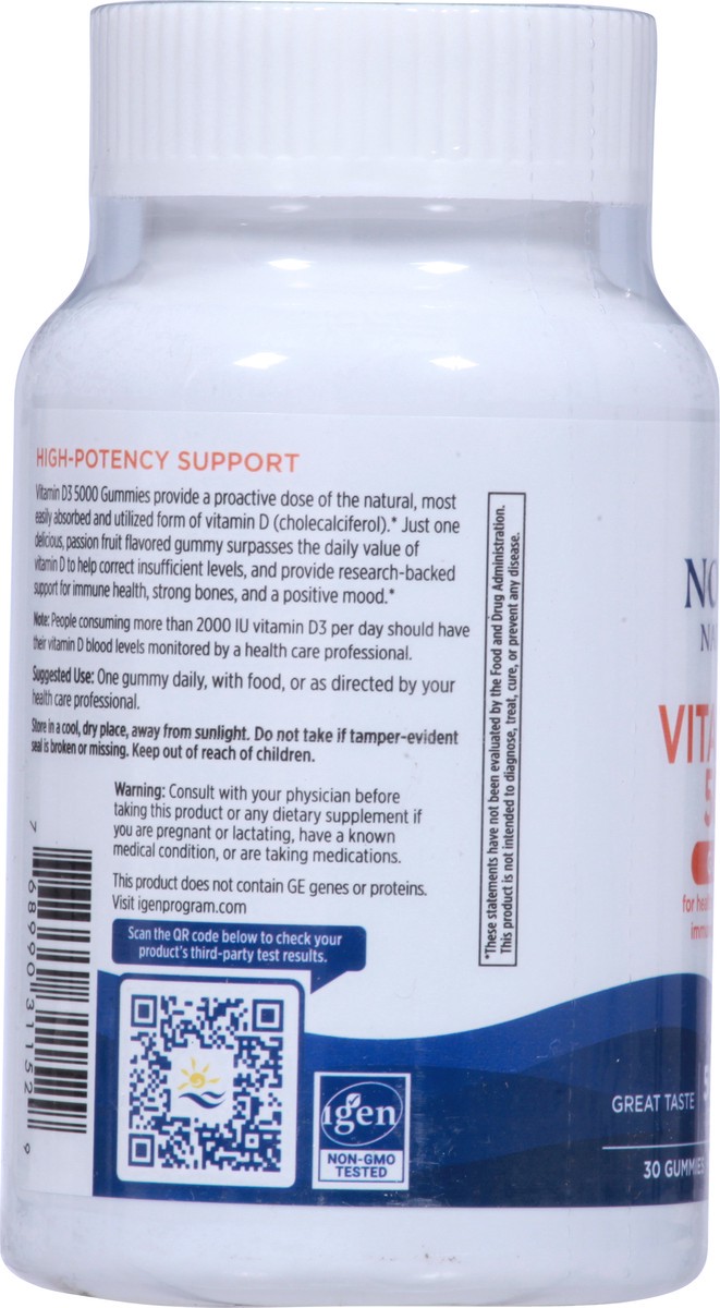 slide 3 of 9, Nordic Naturals 5000 IU Passion Fruit Vitamin D3 30 Gummies, 30 ct