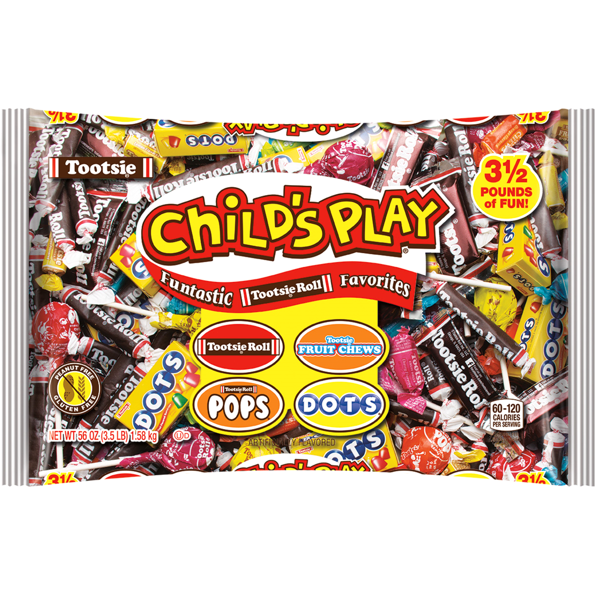 slide 1 of 2, Child's Play Candy, Tootsie Roll, Funtastic Favorites, 26 oz