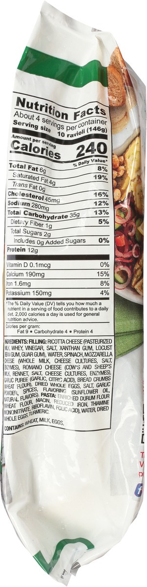 slide 8 of 13, Celentano Spinach & Cheese Ravioli 20 oz, 20 oz