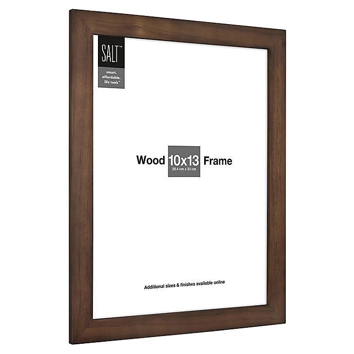 slide 2 of 2, SALT Wall Frame - Walnut, 10 in x 13 in