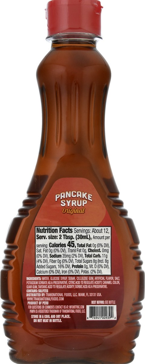 slide 10 of 10, Pampa Original Pancake Syrup, 12 fl oz