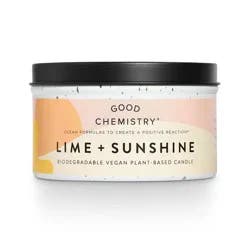 Good Chemistry Lime + Sunshine Tin Candle