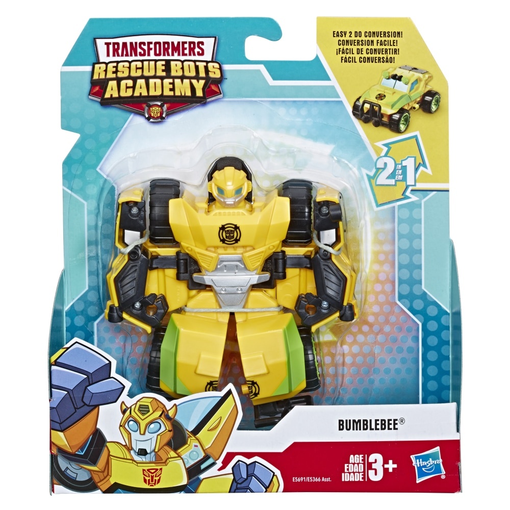 slide 1 of 1, Hasbro Transformers Rescue Bots Academy Bumblebee Rock Crawler Action Figure, 1 ct