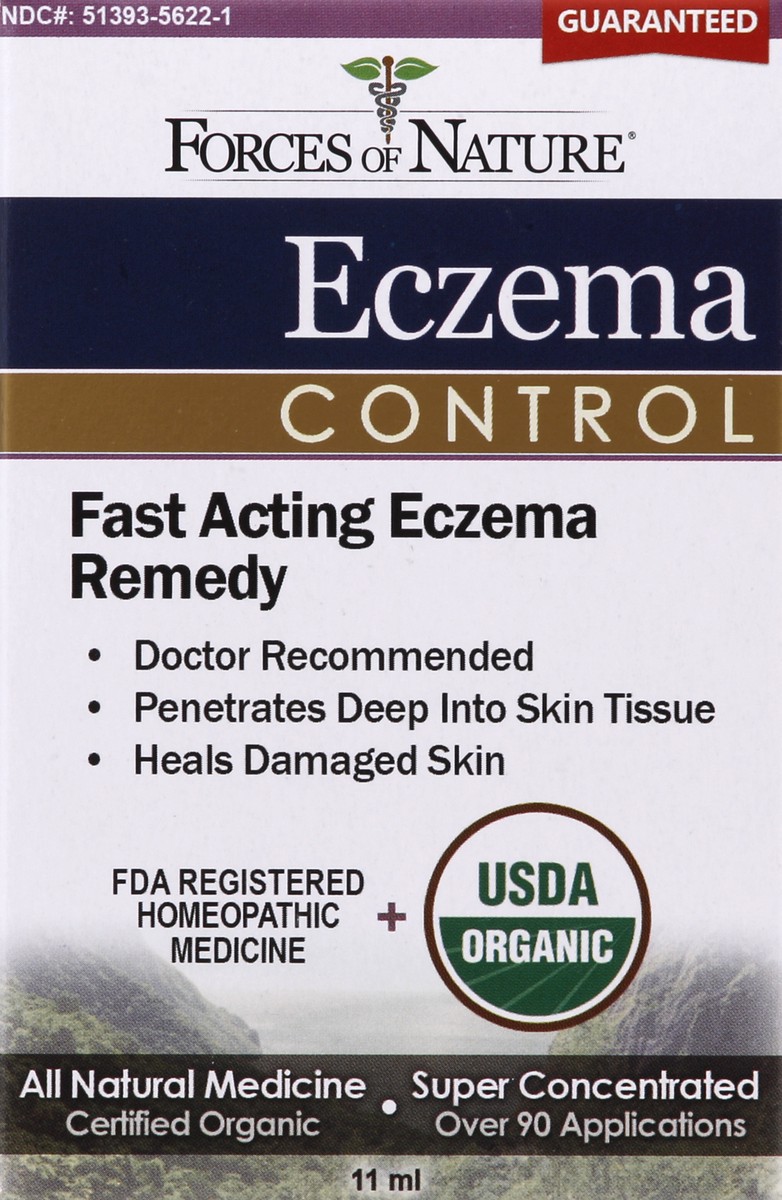 slide 1 of 5, Forces of Nature Eczema Control 11 ml, 11 ml