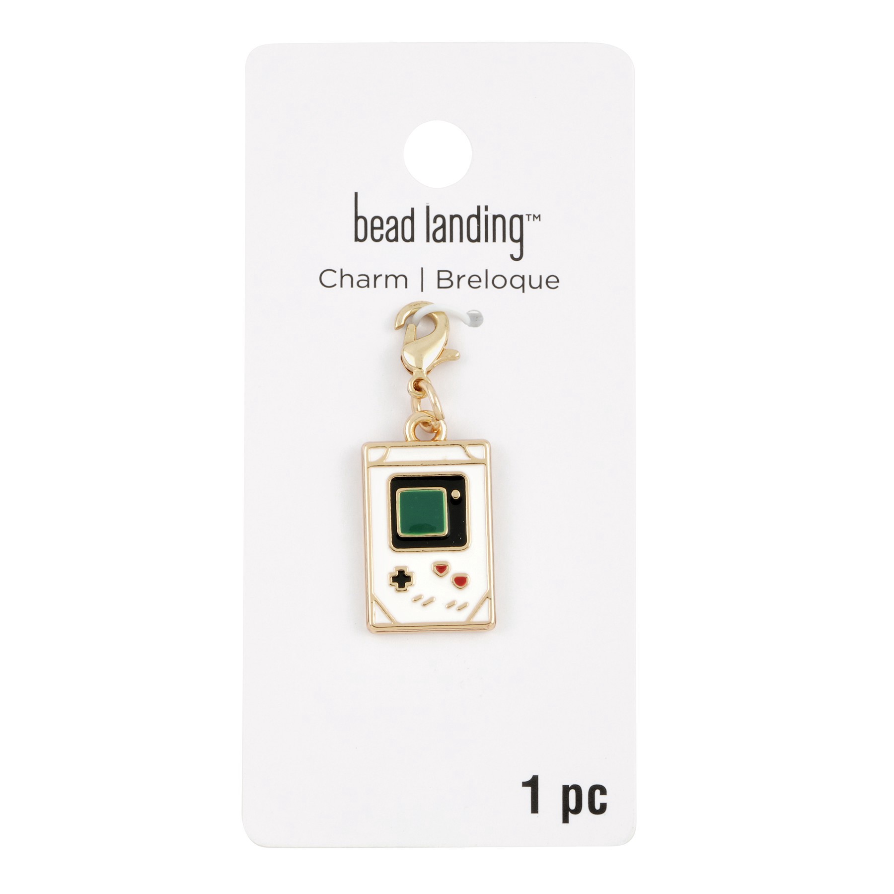 slide 2 of 3, Game Console Charm By Bead Landing, 14 mm charm diameter