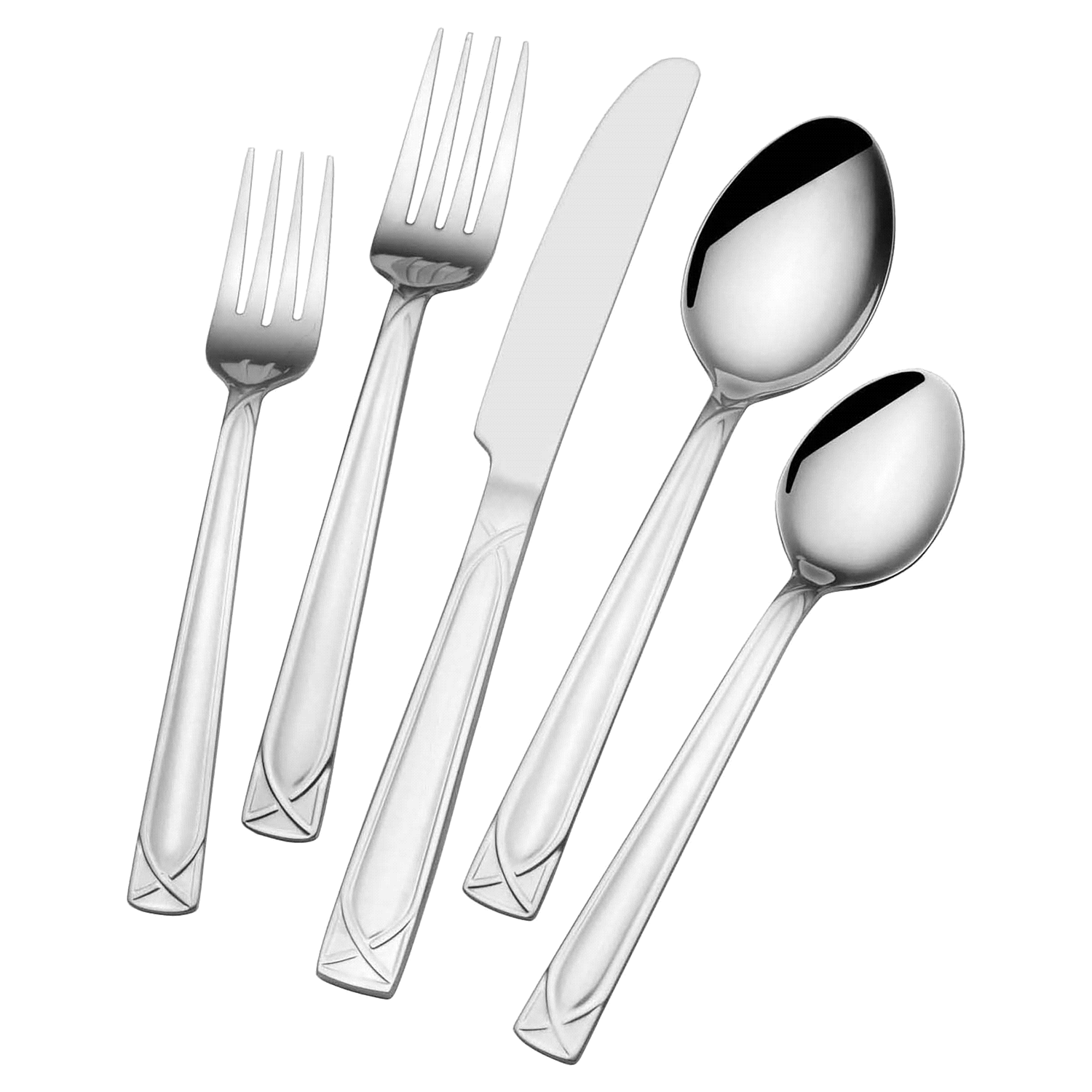 slide 1 of 1, Pfaltzgraff Mabel Flatware Set w/Caddy, 1 ct