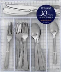 Pfaltzgraff Mabel Flatware Set w/Caddy