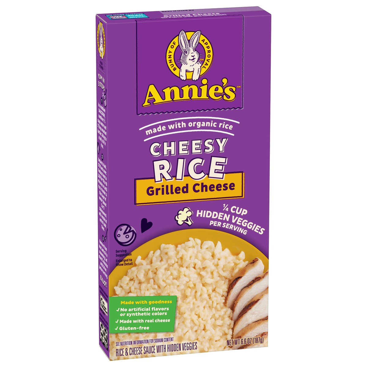 slide 3 of 13, Annie's Cheesy Rice, Grilled Cheese, Rice and Cheese Sauce, 6.9 oz, 6.9 oz