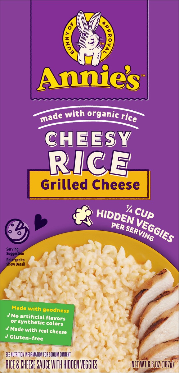 slide 5 of 13, Annie's Cheesy Rice, Grilled Cheese, Rice and Cheese Sauce, 6.9 oz, 6.9 oz