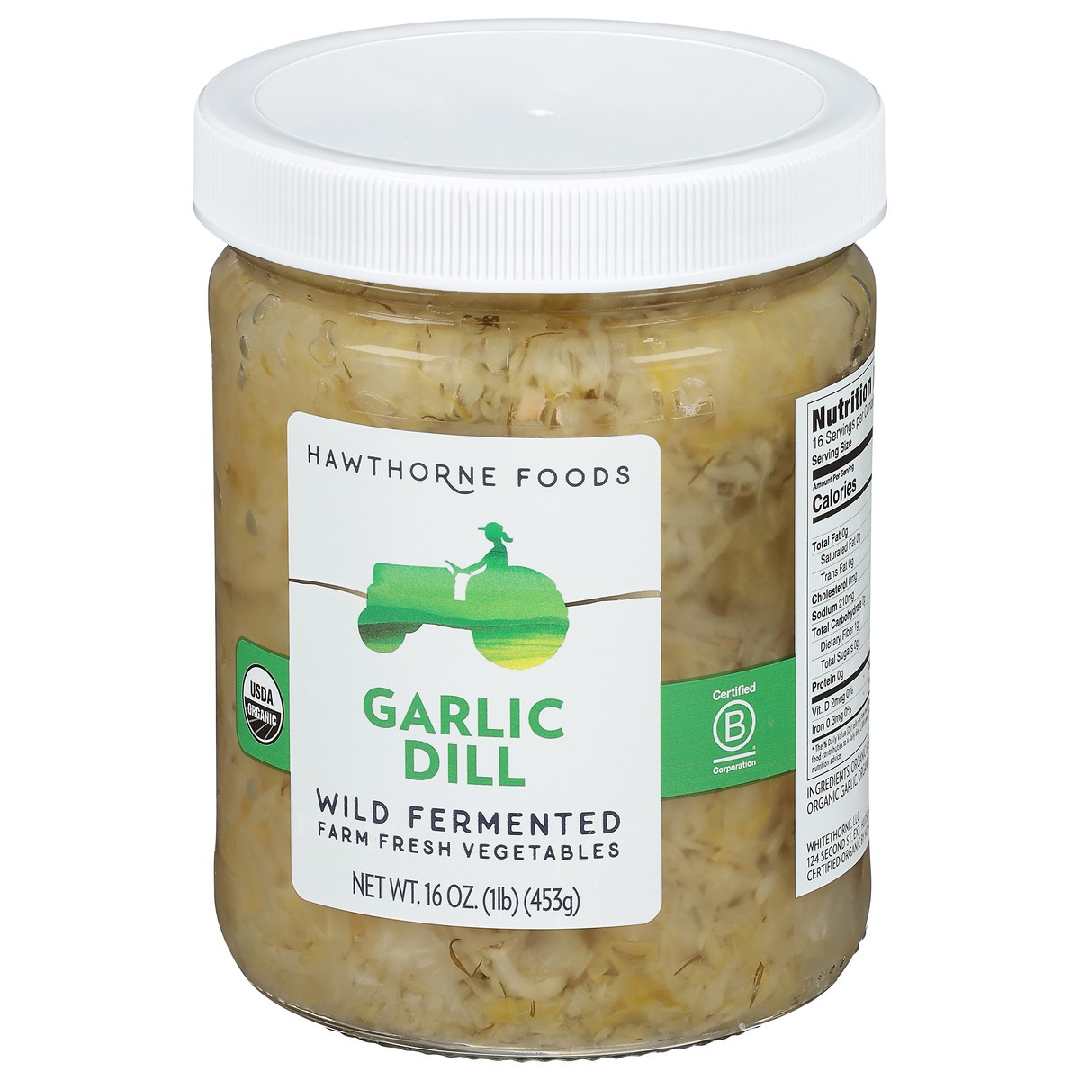 slide 4 of 4, Hv Og Sauerkraut Grlc Dil, 16 oz