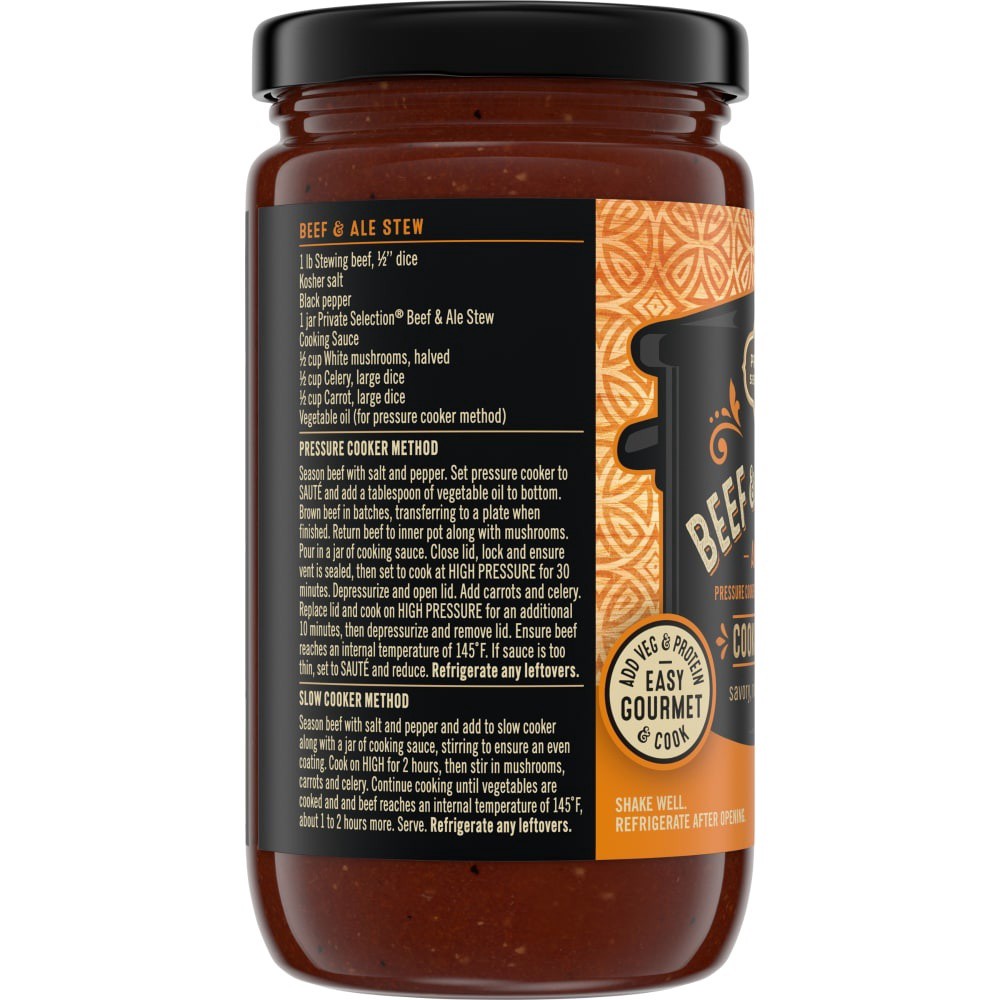 slide 2 of 4, Private Selection Beef And Ale Stew Cooking Sauce, 14 oz