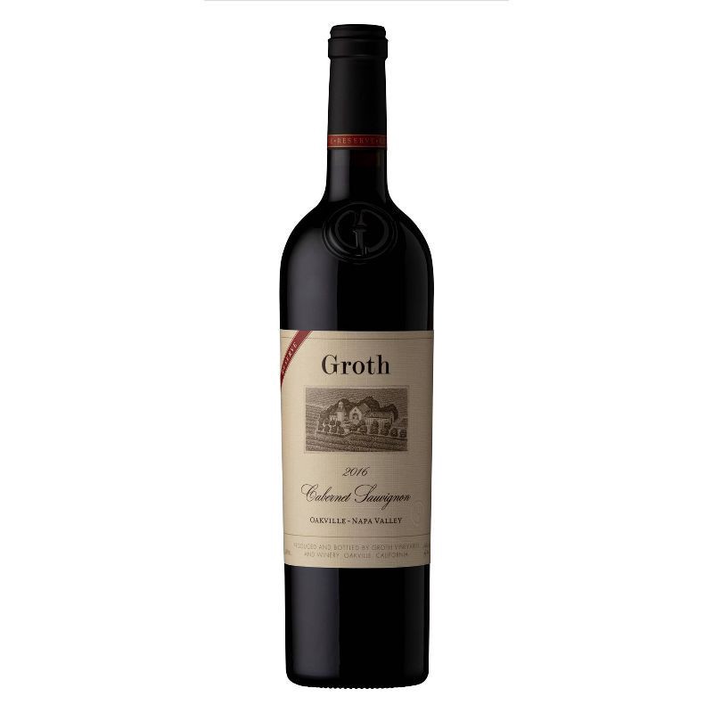 slide 1 of 1, Groth Reserve Cabernet Sauvignon Red Wine - 750ml Bottle, 750 ml