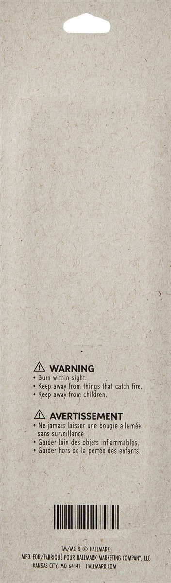 slide 3 of 4, Hallmark Multicolor and Gold Two-Tone Tall Birthday Candles 12 ea, 12 ct