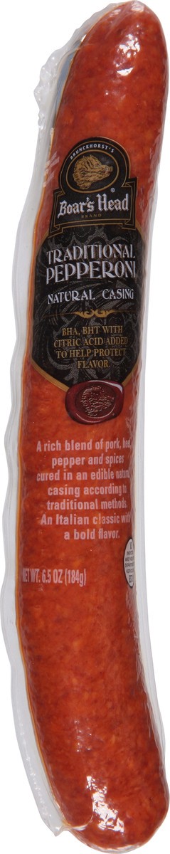 slide 4 of 9, Boar's Head Traditional Pepperoni, 1 ct