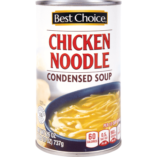 slide 1 of 1, Best Choice Chicken Noodle Soup, 26 oz