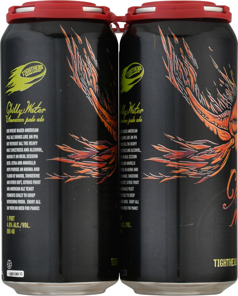 slide 5 of 10, Tighthead Brewing Company Chilly Water Pale Ale 4-1 pt Cans, 1 ct