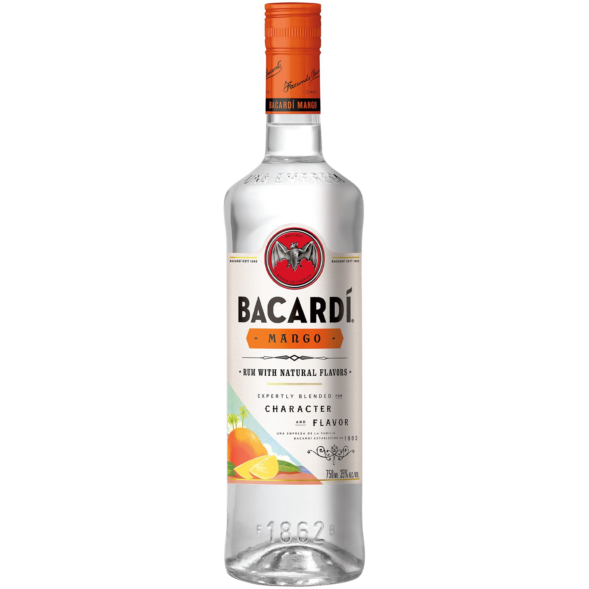 slide 1 of 2, Bacardi Mango Fusion, 750 ml