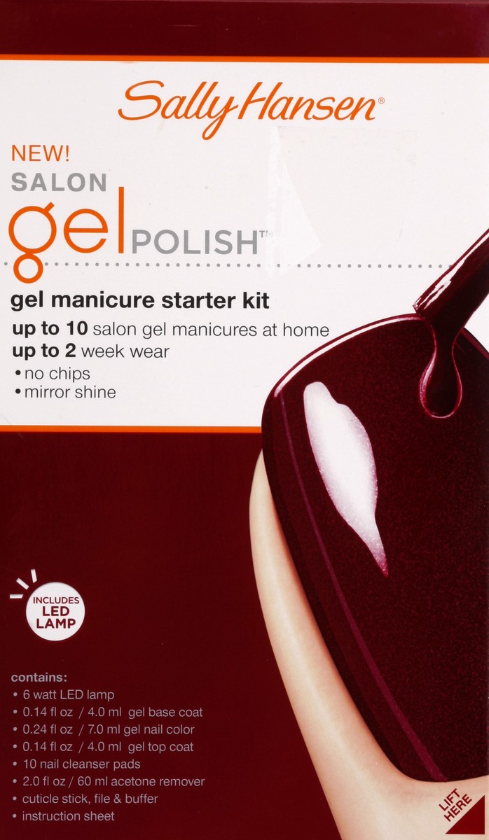 slide 4 of 5, Sally Hansen Manicure Starter Kit, Gel, Wine Not 40300, 1 ct