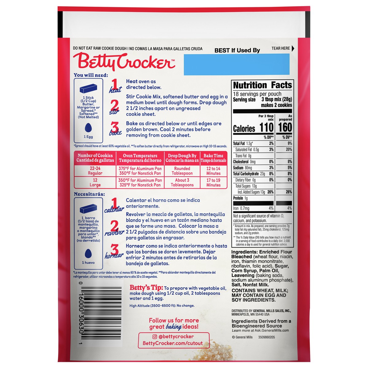 slide 7 of 14, Betty Crocker Sugar Cookies, Cookie Baking Mix, 17.5 oz, 17.5 oz