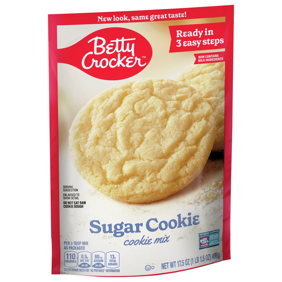 slide 5 of 14, Betty Crocker Sugar Cookies, Cookie Baking Mix, 17.5 oz, 17.5 oz