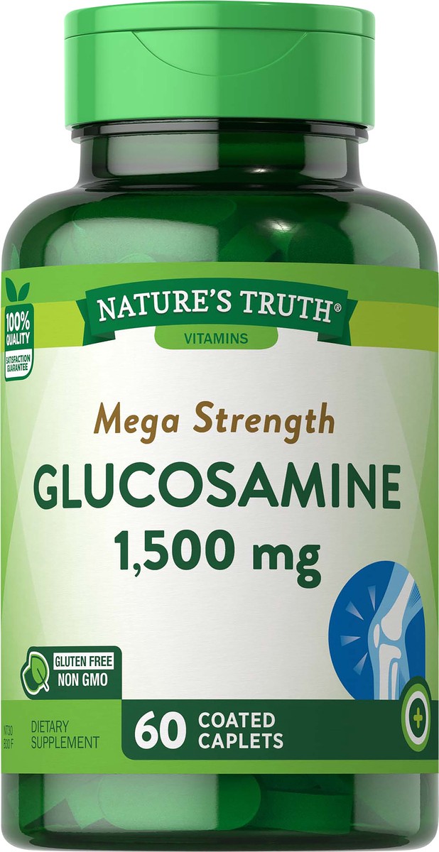 slide 3 of 5, Nature's Truth Mega Strength Glucosamine 1,500 mg, 60 ct