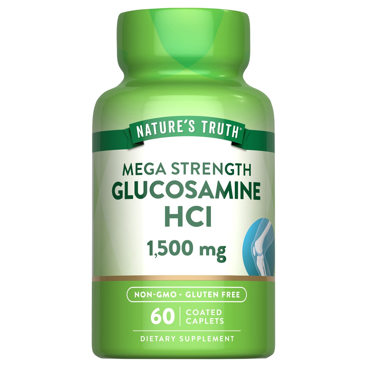 slide 1 of 5, Nature's Truth Mega Strength Glucosamine 1,500 mg, 60 ct