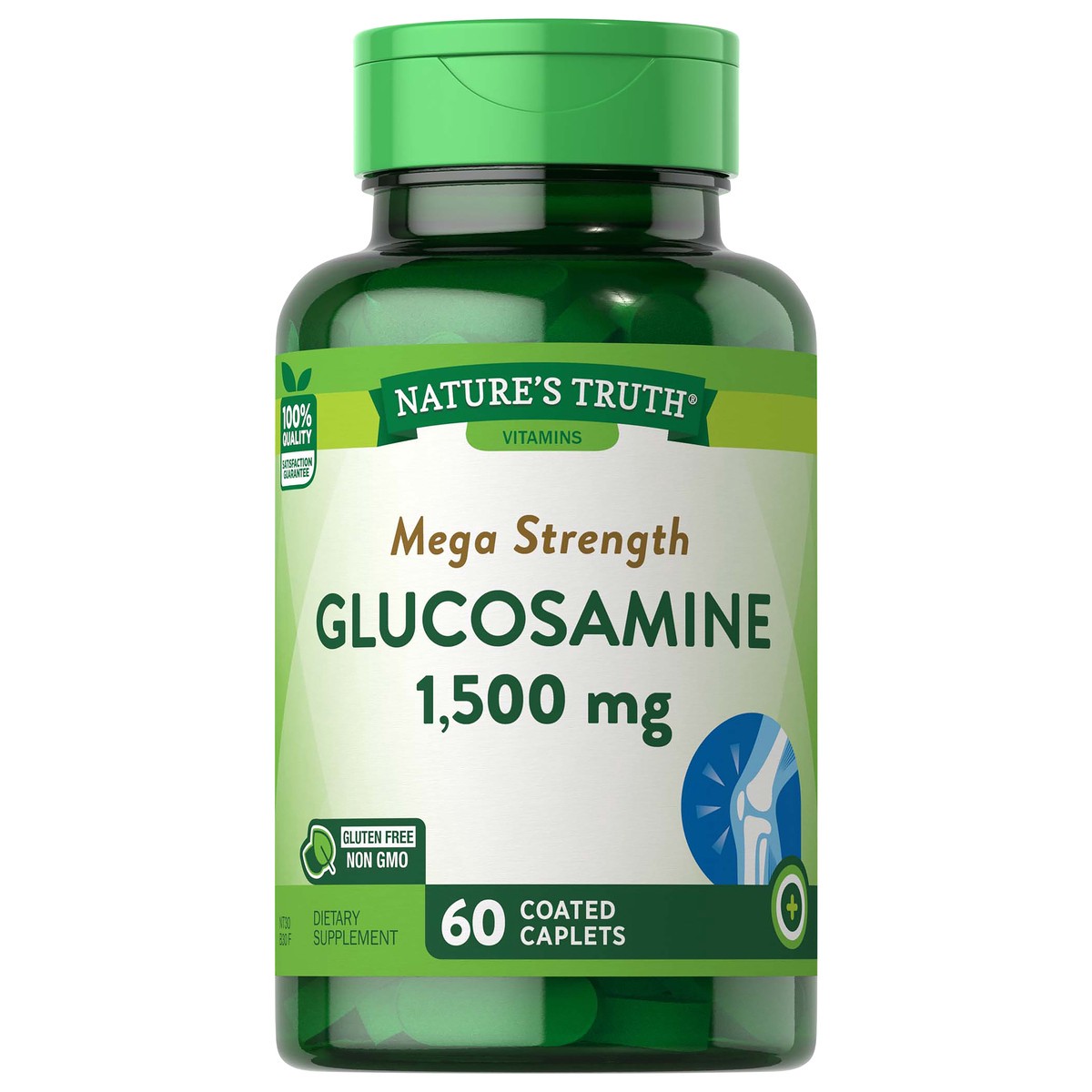 slide 1 of 5, Nature's Truth Mega Strength Glucosamine 1,500 mg, 60 ct