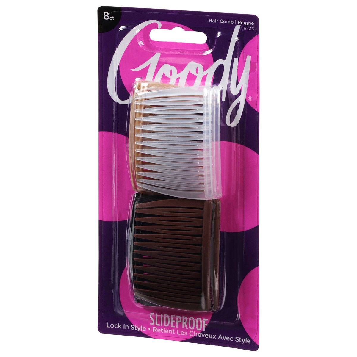 slide 4 of 9, Goody Slide Proof Hair Comb 8 ea, 8 ct